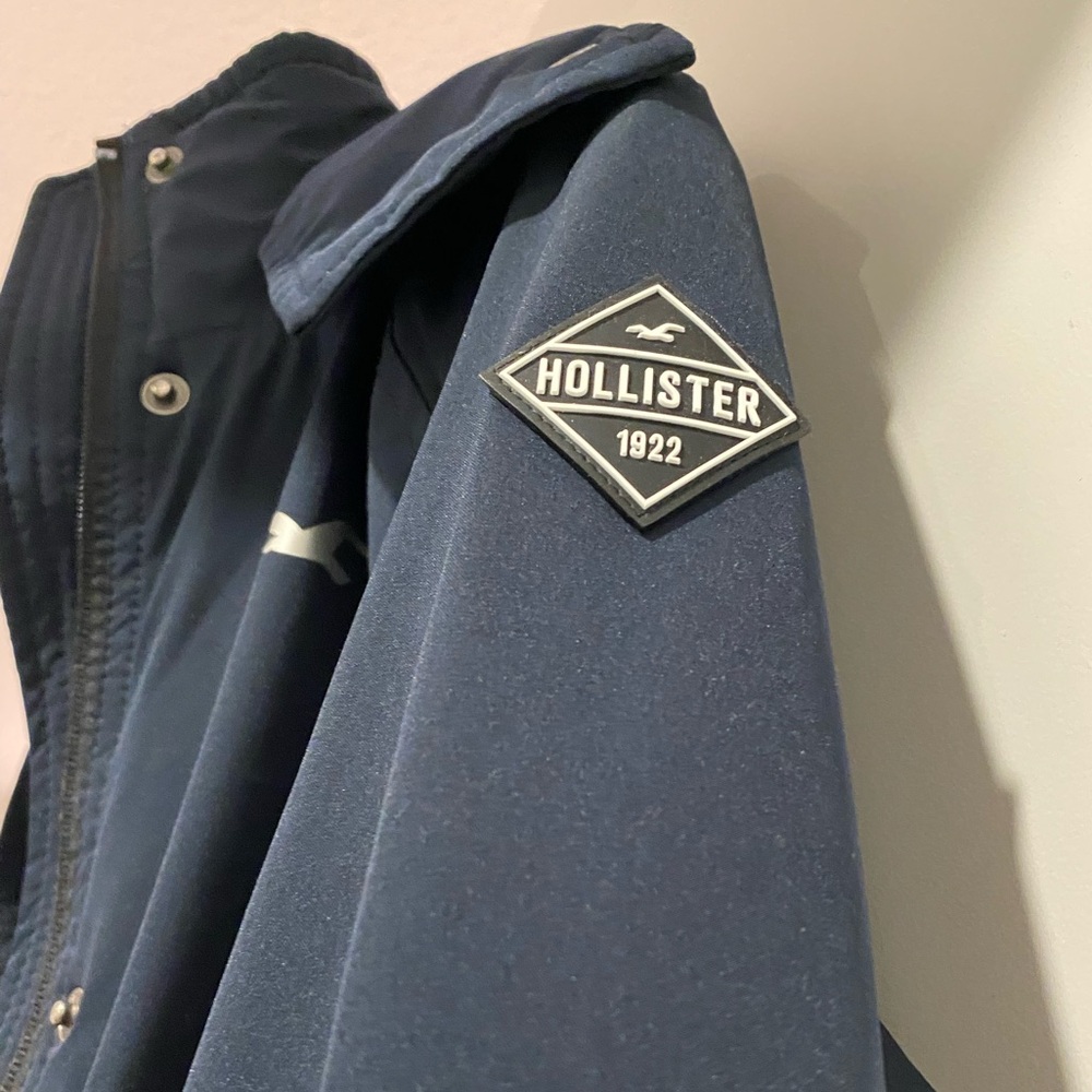SOLD| Hollister Navy Blue Bomber Women's Jacket
